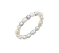 Elli - Anello aperto con le perle d'acqua dolce in argento sterlino 925 placcato oro Anelli 1 pieces female