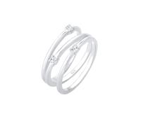 Elli - Filigrana Elegante con Cristalli di Zirconio in argento sterling 925 Anelli 1 pieces female