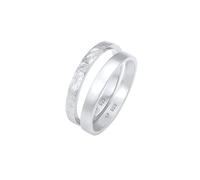Elli - Set di Base Look Martellato Combinabile in Argento Sterling 925 Anelli 1 pieces female