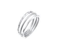 Elli - di Base Impilamento Set di 3 in Argento Sterling 925 Anelli 1 pieces female
