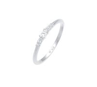 Elli - Marchesa Elegante Fidanzamento con Cristalli di Zirconia in Argento Sterling 925 Anelli 1 pieces female