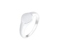 Elli - Anello con sigillo Royal Matt Geo Basic Trend in Argento 925 Anelli 1 pieces female