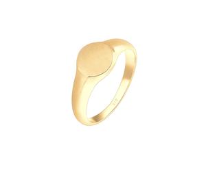 Elli - Anello con sigillo Royal Matt Geo Basic Trend in Argento 925 Anelli 1 pieces female