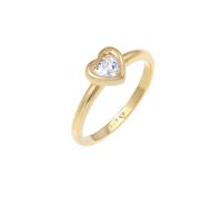 Elli - Anello Cuore Amore in Argento Sterling 925 con Cristalli Zirconia Anelli 1 pieces female