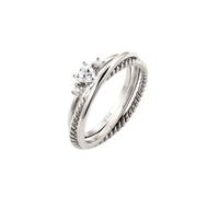 Elli - Anello Cuore Zirconia Bianca 925 Sterling Silver Anelli 1 pieces female