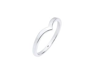 Elli Anello da donna alla moda, in argento 925, a V, Argento, 18, cod. 0603390314_58