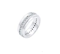 Elli Anello da donna classico con cristalli, 52, cristallo