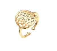 Elli Anello da donna con acchiappasogni, in argento 925, mis. 54 (17,2), argento, 54 (17.2), colore: oro, cod. 0602592916_54