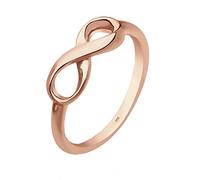 Elli Anello da Donna in Argento 925, Oro Rosa, Misura 14