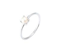 Elli Anello da Donna in Argento con Perla Semirotonda, Misura 12