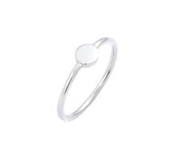 Elli - Anello di impilamento Piastrina Geo Basic Trend Blogger in argento sterling 925 Anelli 1 pieces female
