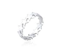 Elli Anello Fede Semplice Da Donna Argento, Misura 14