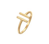 Elli - Geo Bacchetta Tendenzia Aperto in Argento Sterling 925 Anelli 1 pieces female