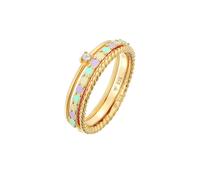 ELLI Anello giallo chiaro / oro / menta / lavanda Donna ELLI 60