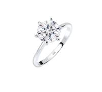 ELLI Anello argento / trasparente, Taglia 56