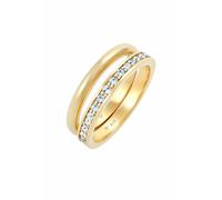 Elli - Anello Memorie Set Basic Trend con cristalli in Argento Sterling 925 Anelli 1 pieces female