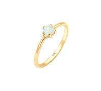 Elli - Banda di Base Geo con Opale Sintetico in Argento Sterling 925 Anelli 1 pieces female