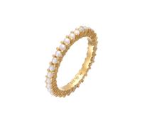 ELLI Anello oro / bianco perla Donna - Abbigliamento - Occasioni - Matrimonio - Per la madre della sposa - Scarpe e accessori - Gioielli ELLI 52
