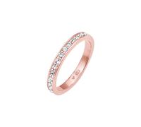 ELLI Anello oro rosé / trasparente Donna ELLI 58 oro rosé / trasparente