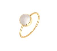 ELLI Anello 'Solitär' oro / bianco perla Donna ELLI 56