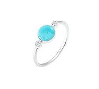 Elli Anello Solitario da anniversario Donna argento 925_argento iolite rotonda