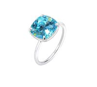 Elli Anello Solitario da Anniversario Donna Argento, Misura 16