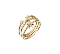 Elli - Anello Stella Zirconia Bianco 925 Sterling Silver Anelli 1 pieces female