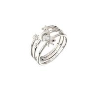 Elli - Anello Stella Zirconia Bianco 925 Sterling Silver Anelli 1 pieces female