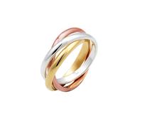 ELLI Anello 'Trio' oro / oro rosé / argento Donna ELLI 52