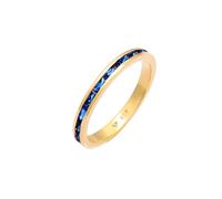 Elli - Argento Sterling 925 dorato con zaffiri alla moda di tendenza Anelli 1 pieces female