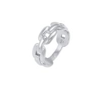 Elli - Argento Sterling 925 ovale chain catena di tendenza blogger Anelli 1 pieces female