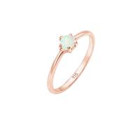 Elli - Banda di Base Geo con Opale Sintetico in Argento Sterling 925 Anelli 1 pieces female