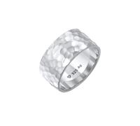 Elli - Banda di Base Martellato in Argento Sterling 925 Anelli 1 pieces female