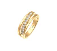 Elli - Banda elegante con cristalli in argento sterling 925 Anelli 1 pieces female