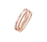 Elli - Banda Impilamento Trio di Base Minimale Blogger senza tempo in Argento Sterling 925 Anelli 1 pieces female