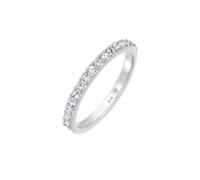 Elli - Banda Memoire Elegante con cristalli in Argento Sterling 925 Anelli 1 pieces female