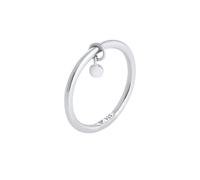 Elli - Bandring Round Piastrina Basic Minimal in argento sterling 925 Anelli 1 pieces female