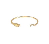 Elli Bracciale Bracciale Elli PREMIUM da donna con motivo a serpente aperto in argento sterlino 925 placcato oro