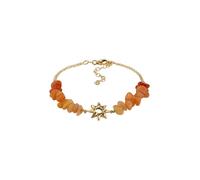 Elli - Bracciale con perline Sole Avventurina Marrone 925 Sterling Silver Bracciali e Braccialetti 1 pieces female