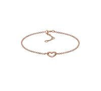 Elli Bracciale da donna a forma di cuore, simbolo dell'amore, filigrana in argento sterling 925