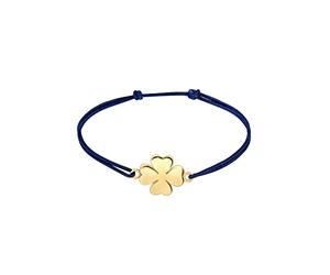Elli Bracciale da donna con ciondolo a forma di quadrifoglio, in argento sterling 925