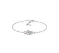 Elli Bracciale Donna Mano Hamsa con zirconi in argento sterlino 925