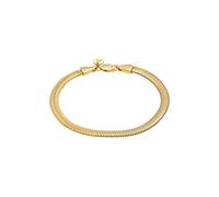 Elli Bracciale da donna piatto, elegante, a spina di pesce, in argento Sterling 925