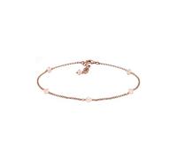Elli Bracciale da Donna Placcato Oro Rosa con Cristallo Rosa