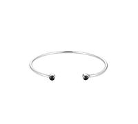 Elli Bracciale Donne Bracciale cerchio Geo Minimal con cristalli in argento sterlino 925
