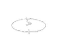 Elli - Croce di Base in Argento Sterling 925 Placcato Oro Rosa Bracciali e Braccialetti 1 pieces female