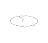 Elli Bracciale Donne Mezzaluna Stella Filigrana con Pietra di Luna in Argento Sterlino 925 Placcato Oro