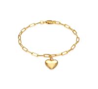 Elli - Cuore Amore Links Trend ovale in argento sterling 925 Bracciali e Braccialetti 1 pieces female
