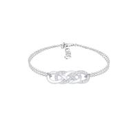 Elli Bracciale Infinity Amore Cristalli Argento 925, cristallo