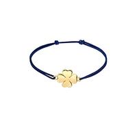 Elli Bracciale Donne Portafortuna a forma di quadrifoglio in argento sterlino 925 placcato oro rosa